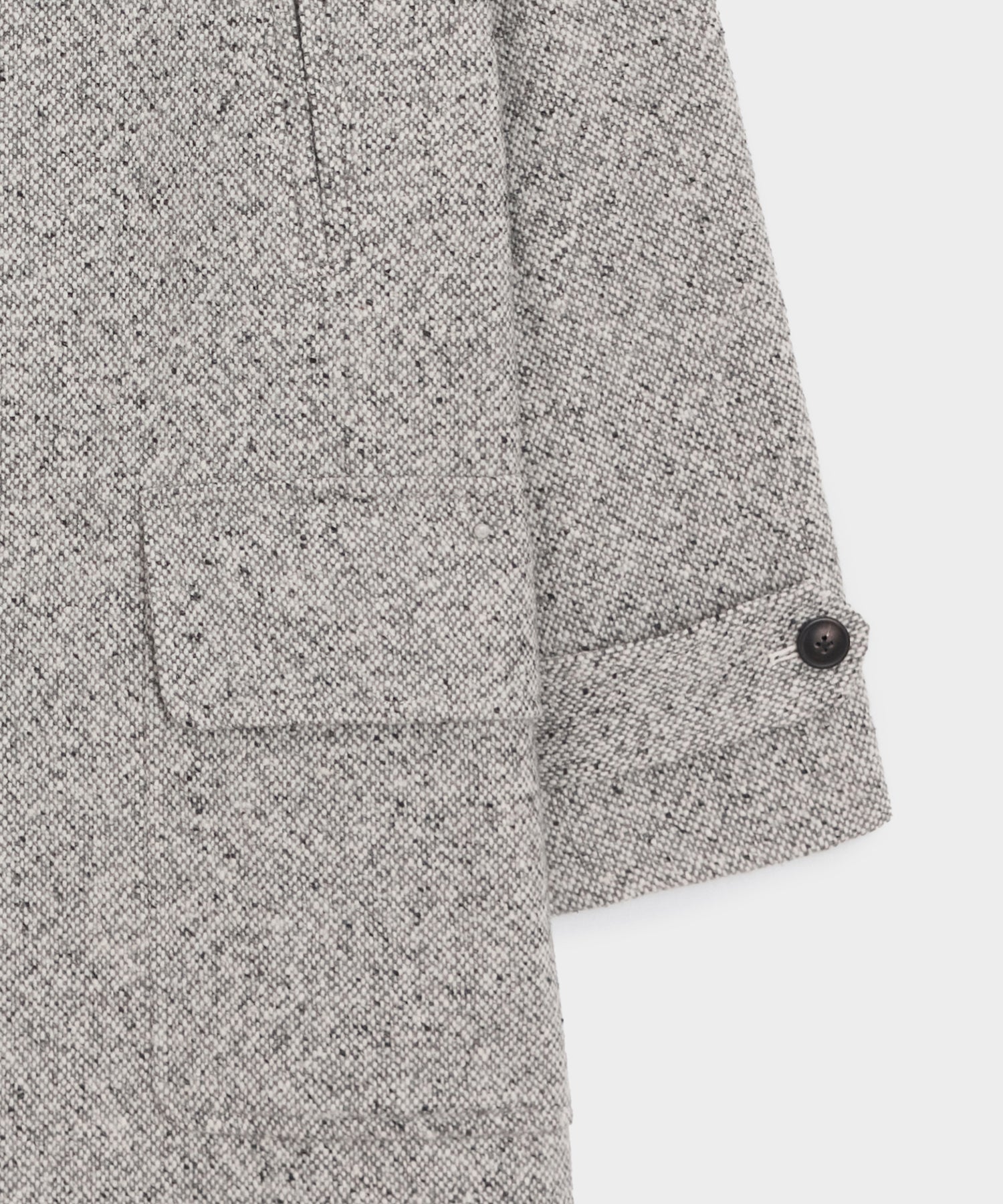 Italian Wool Donegal Car Coat