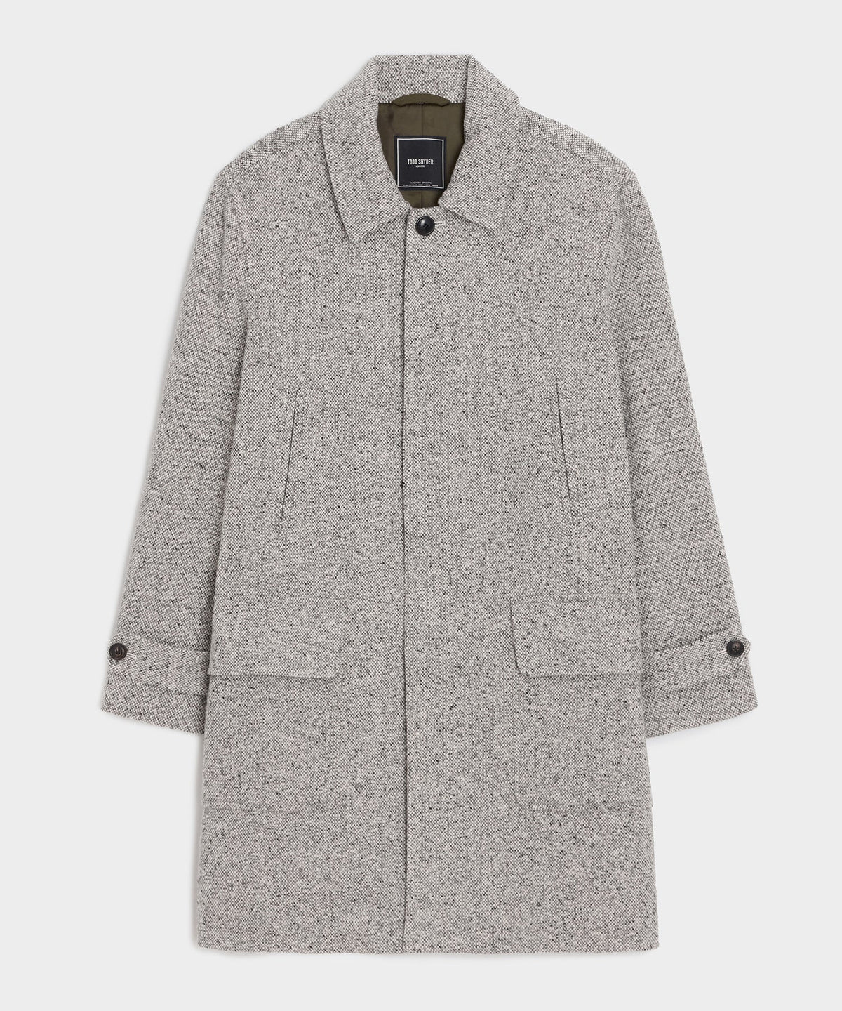 Italian Wool Donegal Car Coat