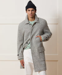 Italian Wool Donegal Car Coat
