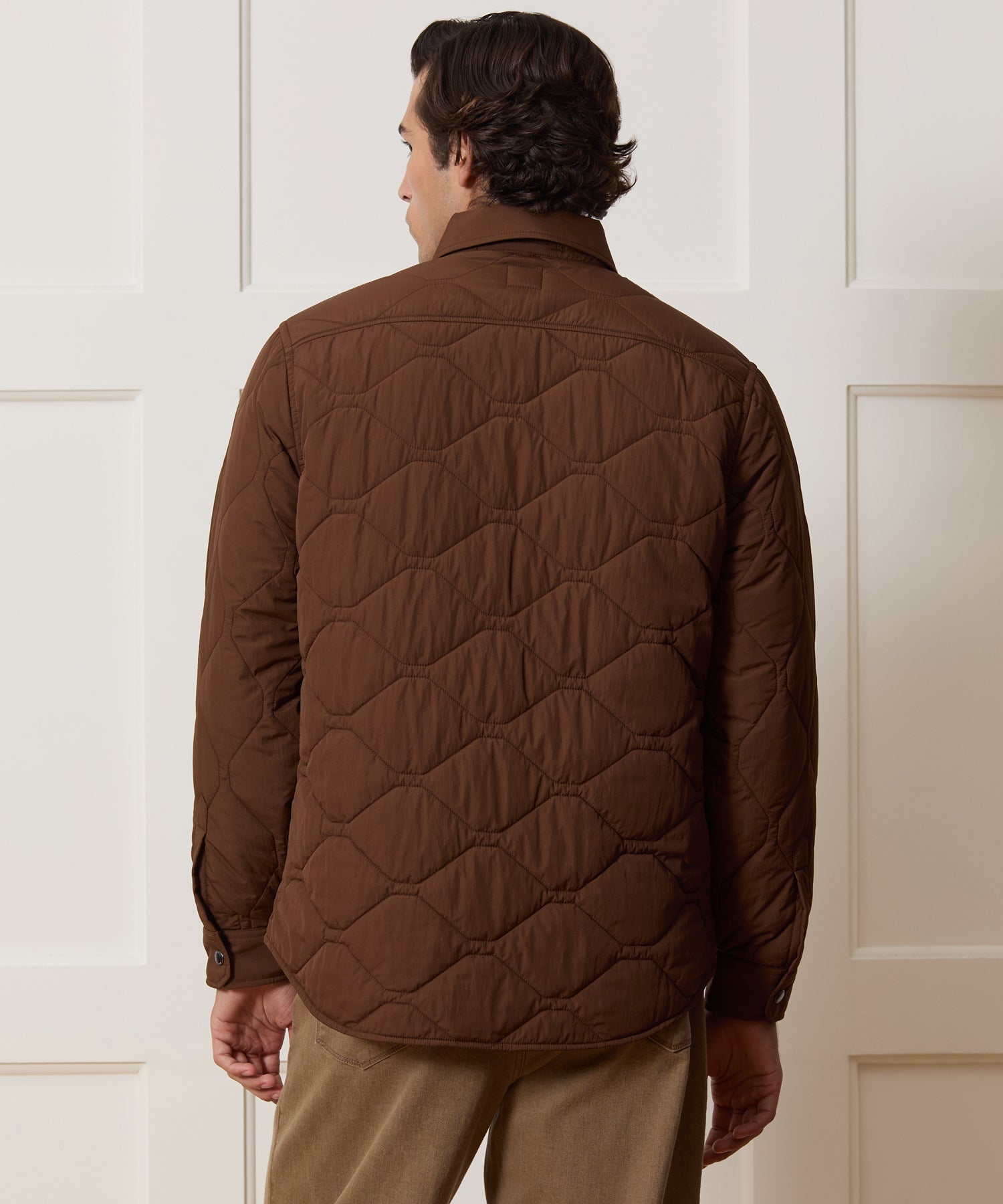 Quilted Filled Shirt Jacket