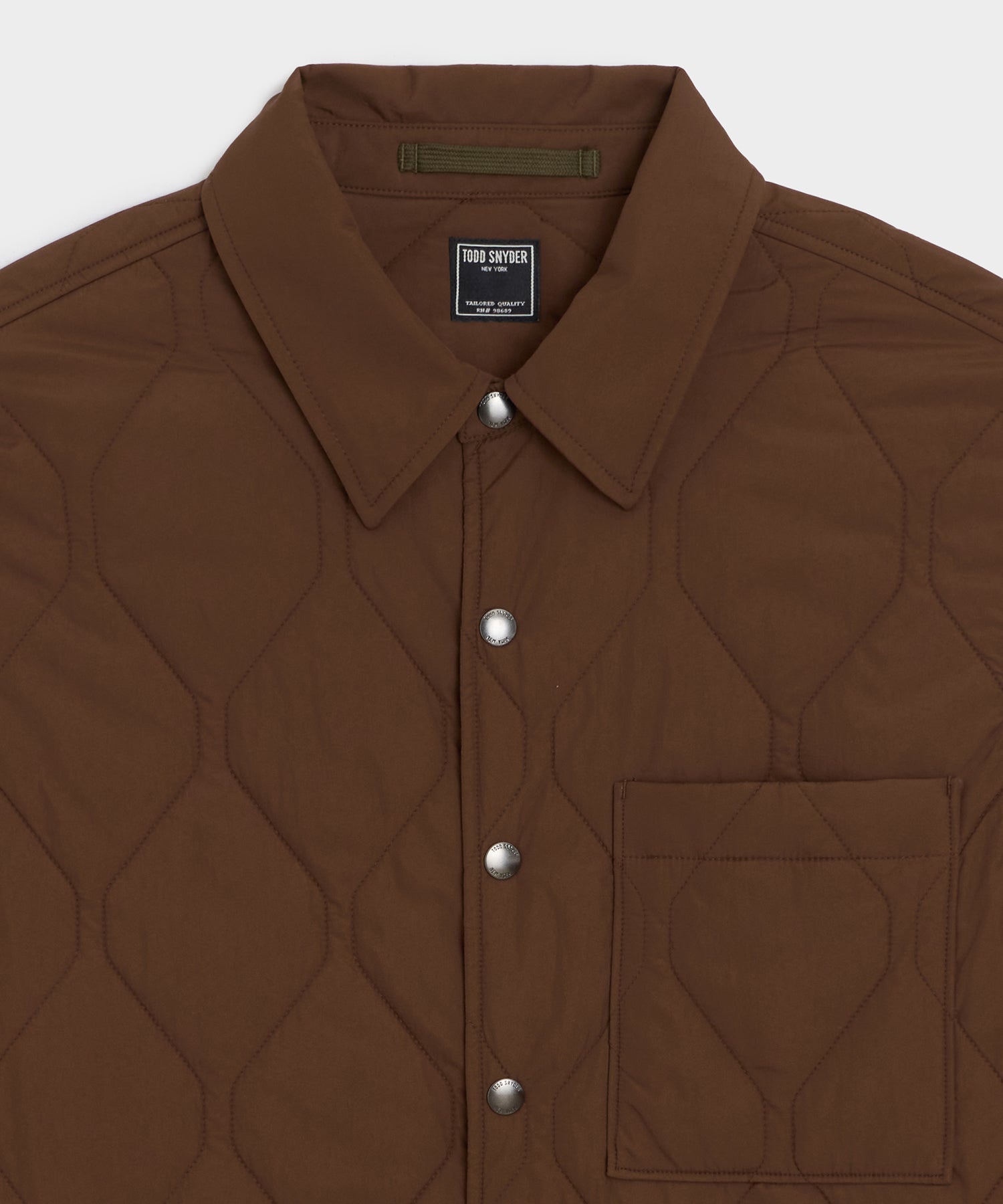 Quilted Filled Shirt Jacket