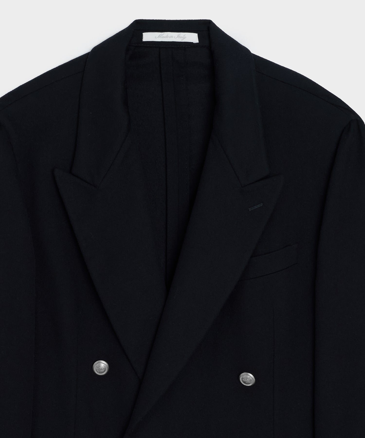 Italian Cashmere Double-Breasted Wythe Jacket