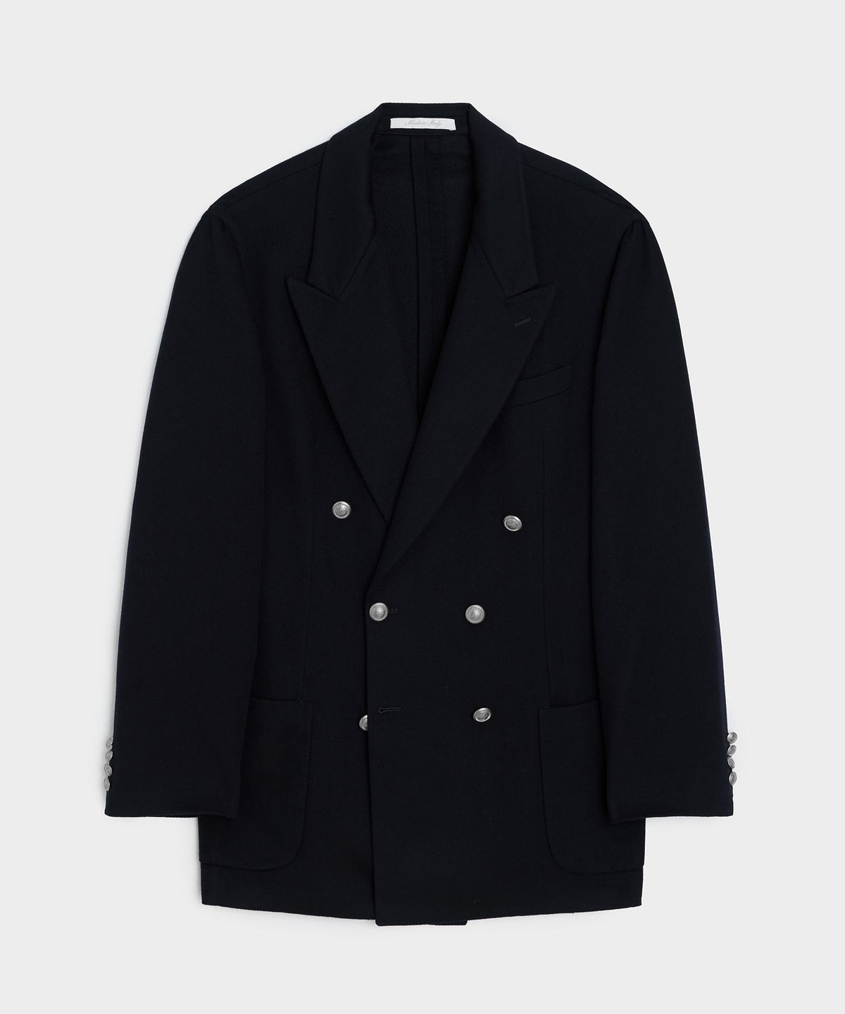 Italian Cashmere Double-Breasted Wythe Jacket