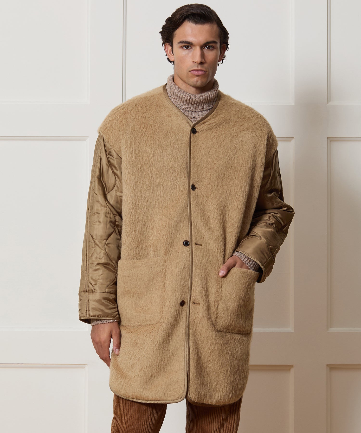 Italian Wool-Alpaca Liner Jacket