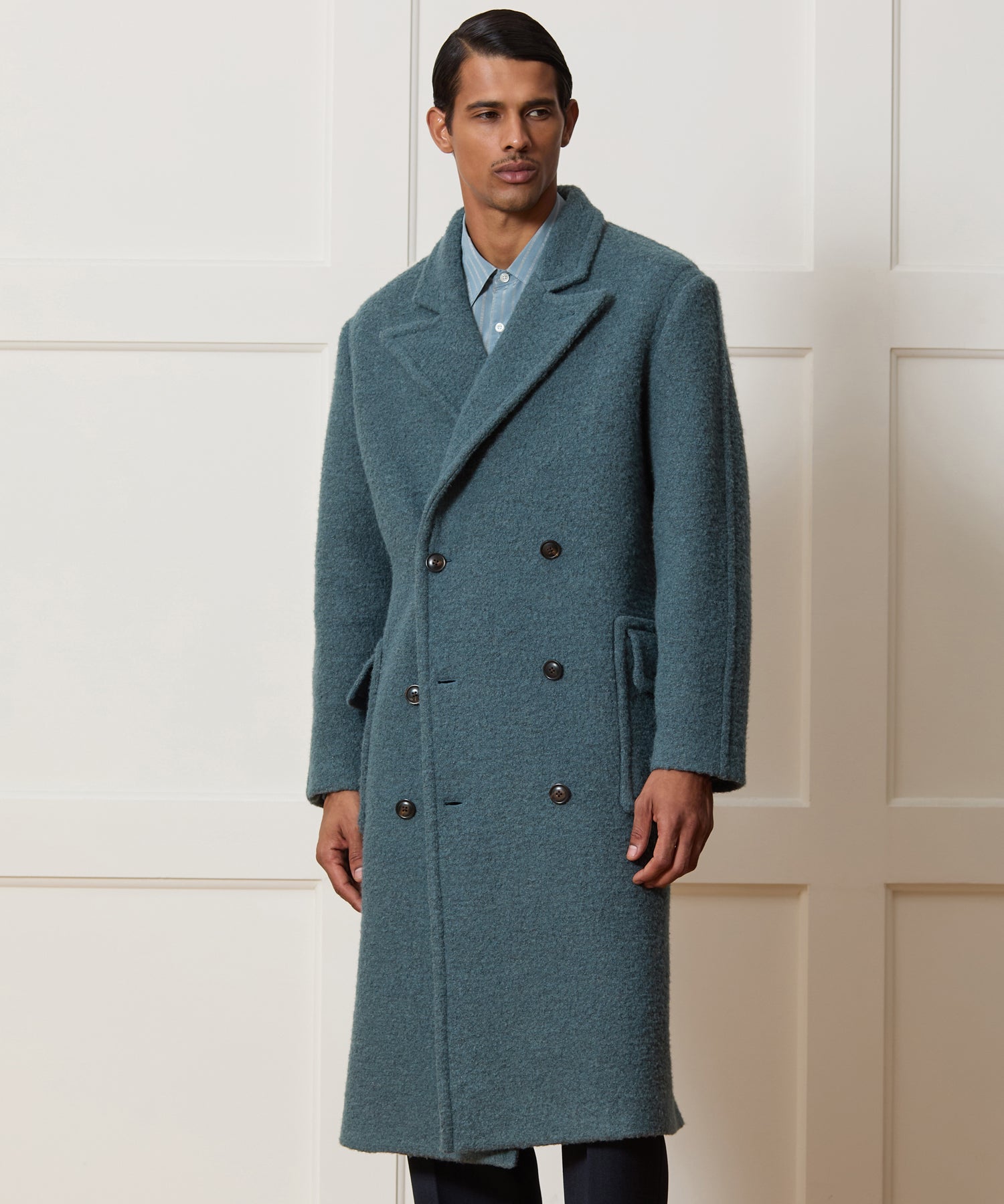 Italian Wool-Alpaca Spectator Coat