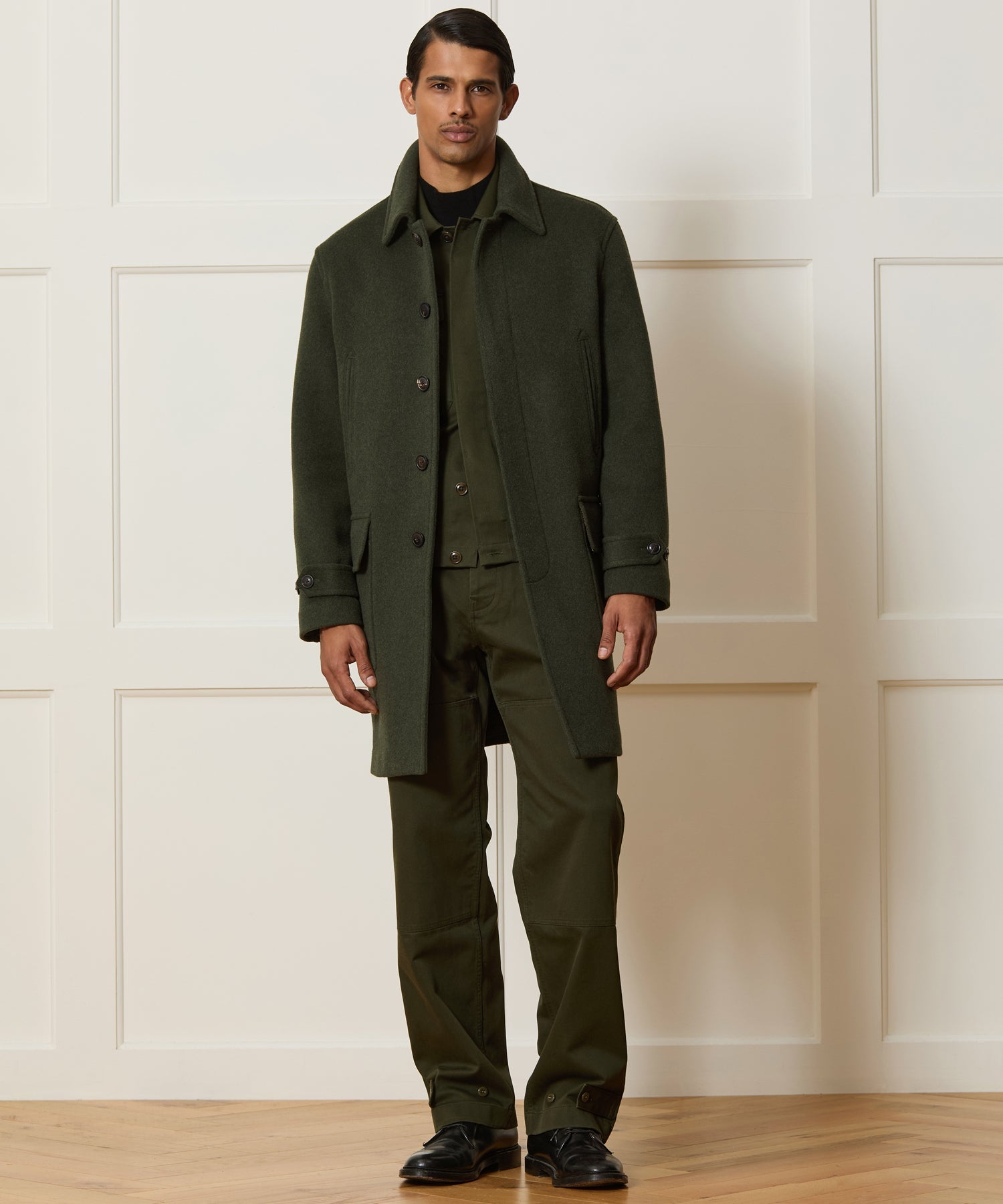 Italian Wool-Cashmere Car Coat