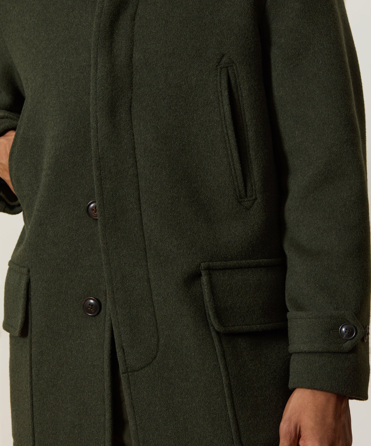 Italian Wool-Cashmere Car Coat