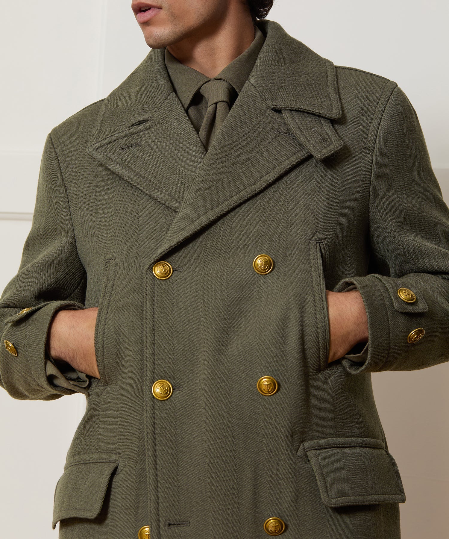 Italian Wool Officer Coat