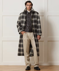 Italian Wool-Alpaca Belted Overcoat