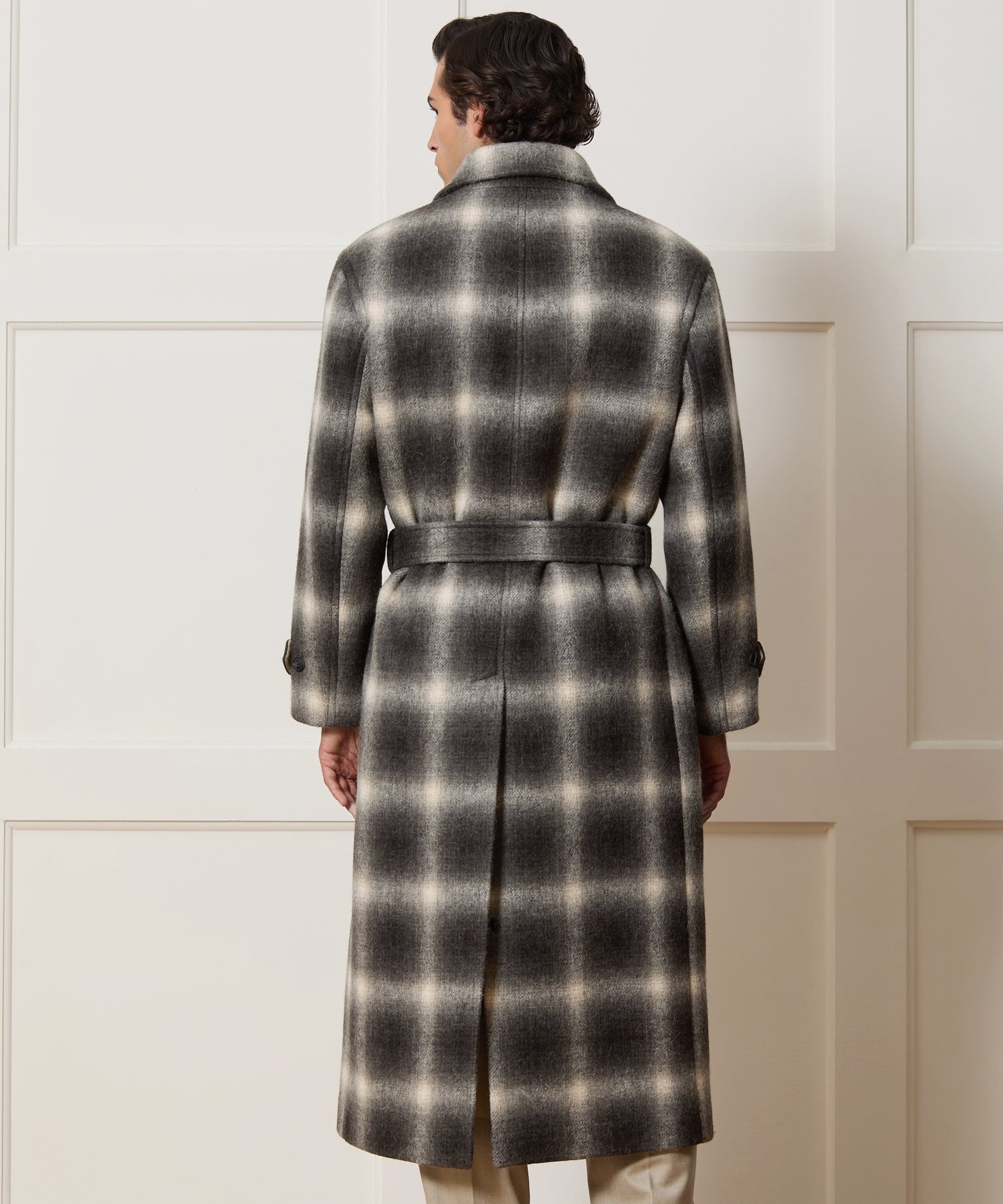 Italian Wool-Alpaca Belted Overcoat