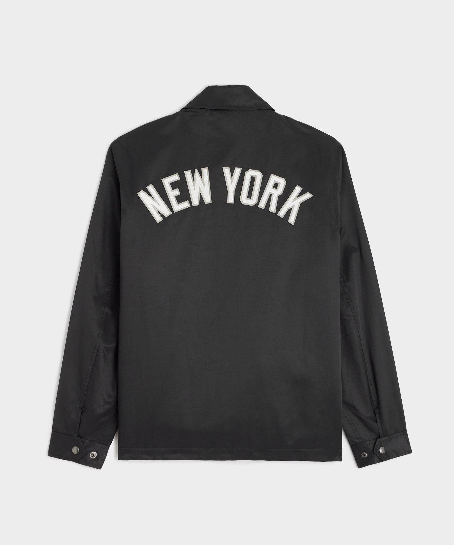 Todd Snyder X MLB Yankees Satin Coaches Jacket in Black