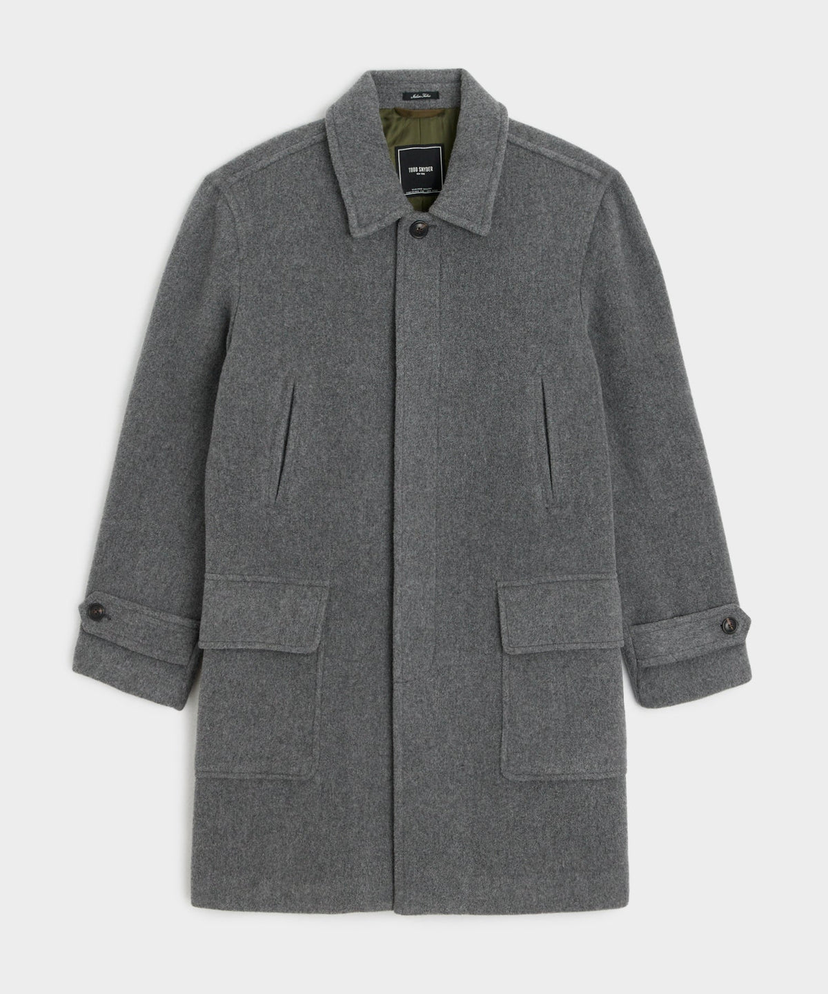 Italian Wool-Alpaca Car Coat