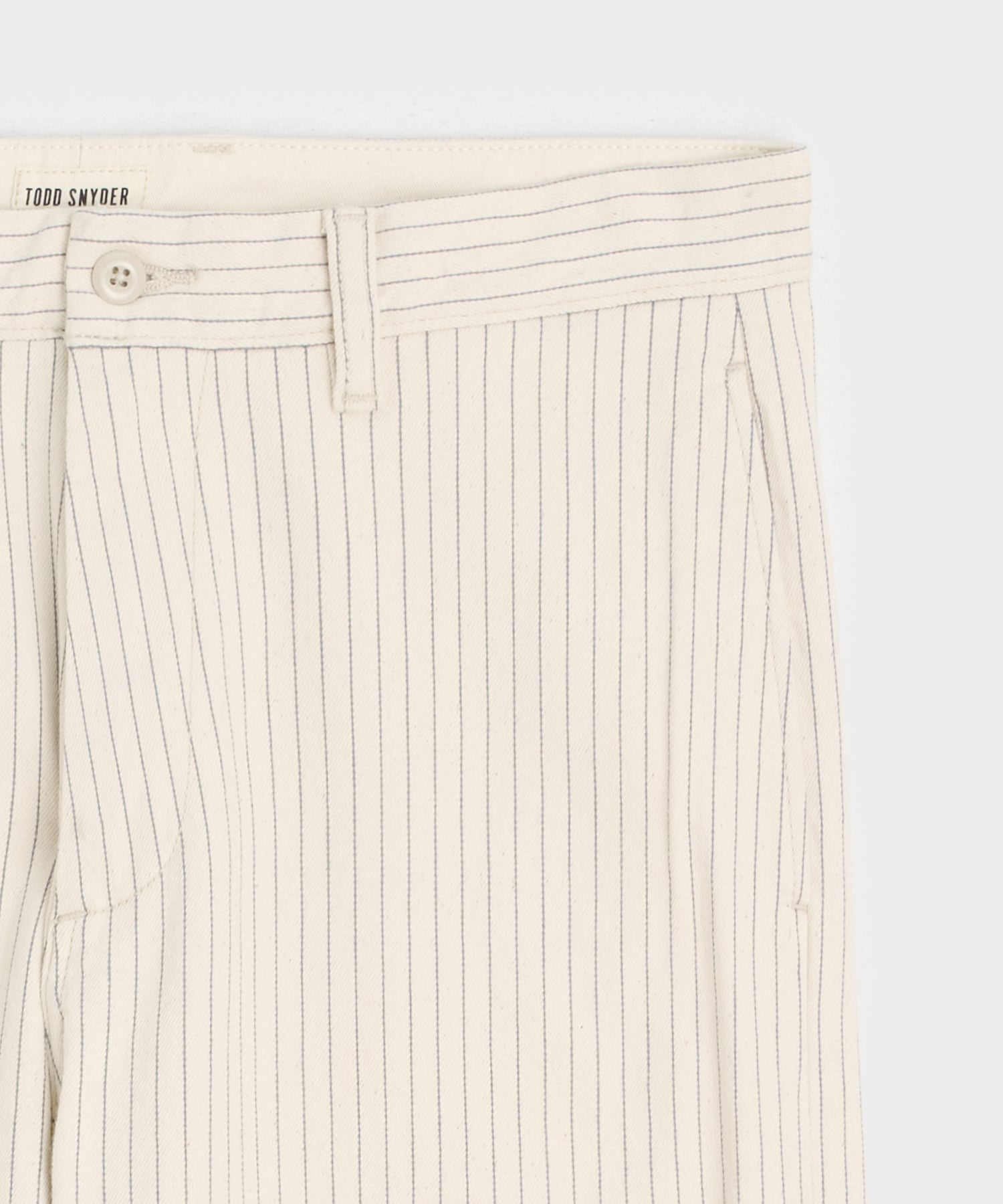 Relaxed Striped Denim Chino