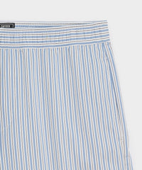 5" Striped Poplin Short