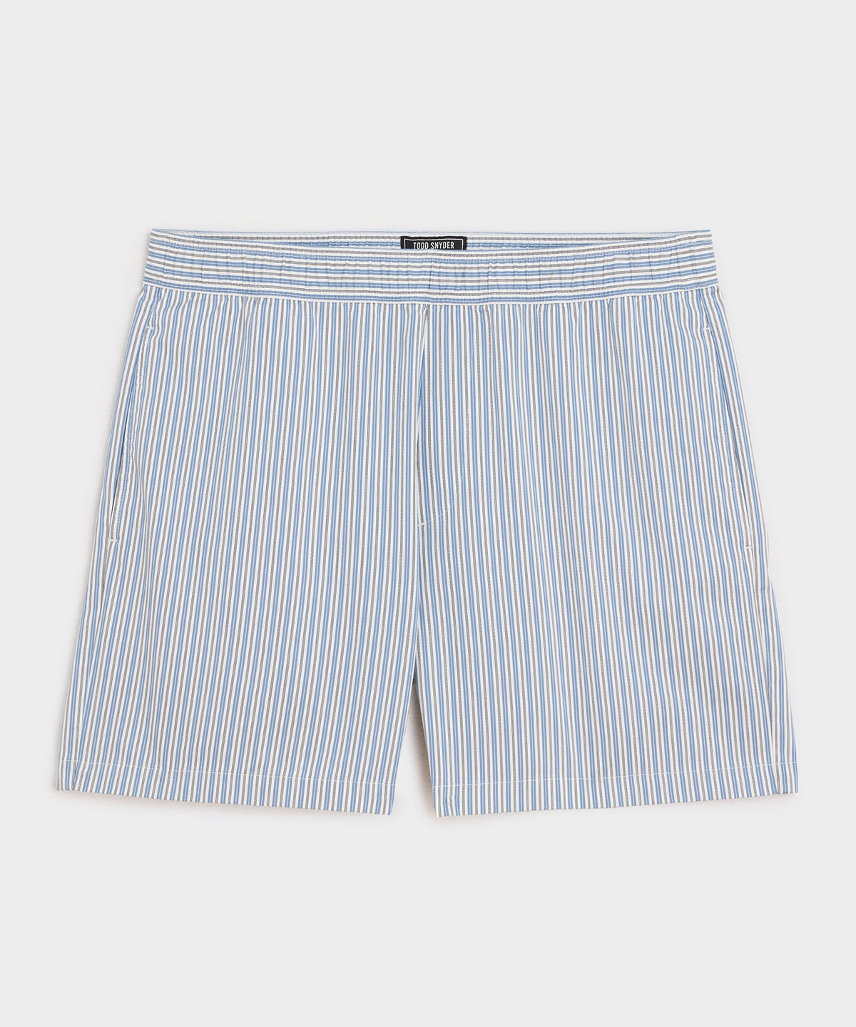 5" Striped Poplin Short