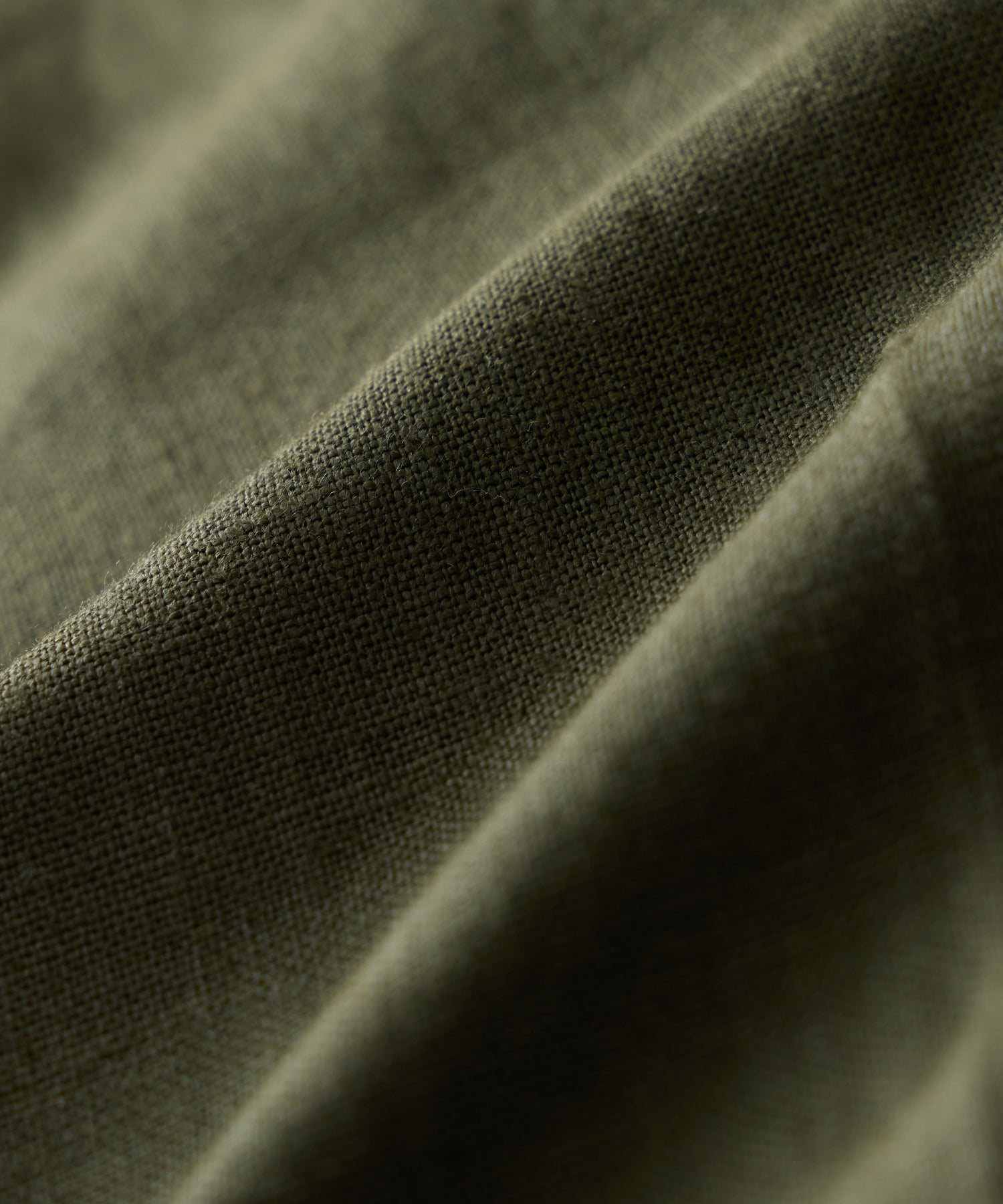 Straight Fit Linen Tab Trouser