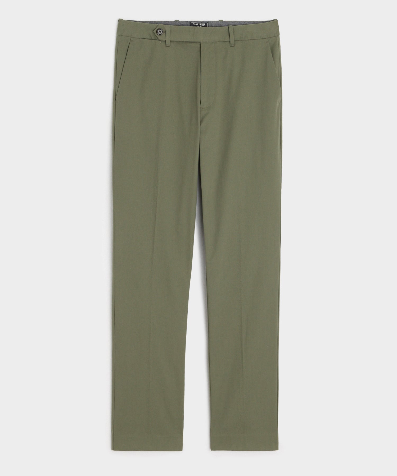 Straight Fit Italian Cotton Tab Chino