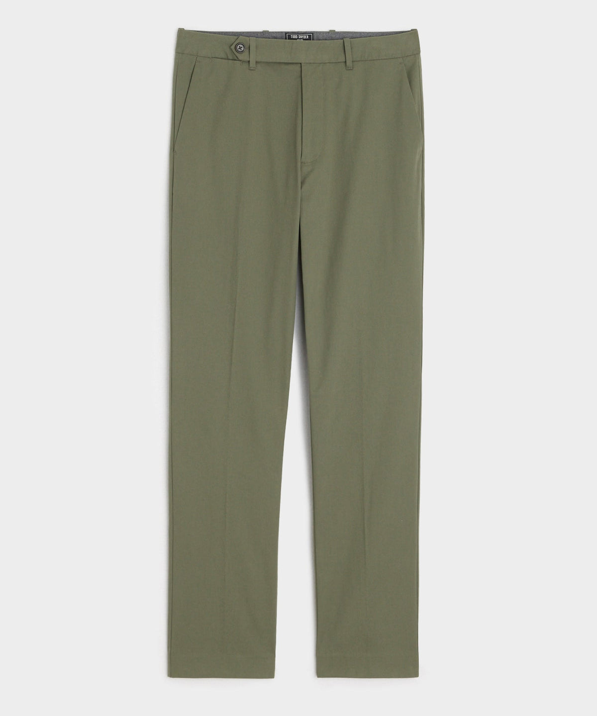 Straight Fit Italian Cotton Tab Chino