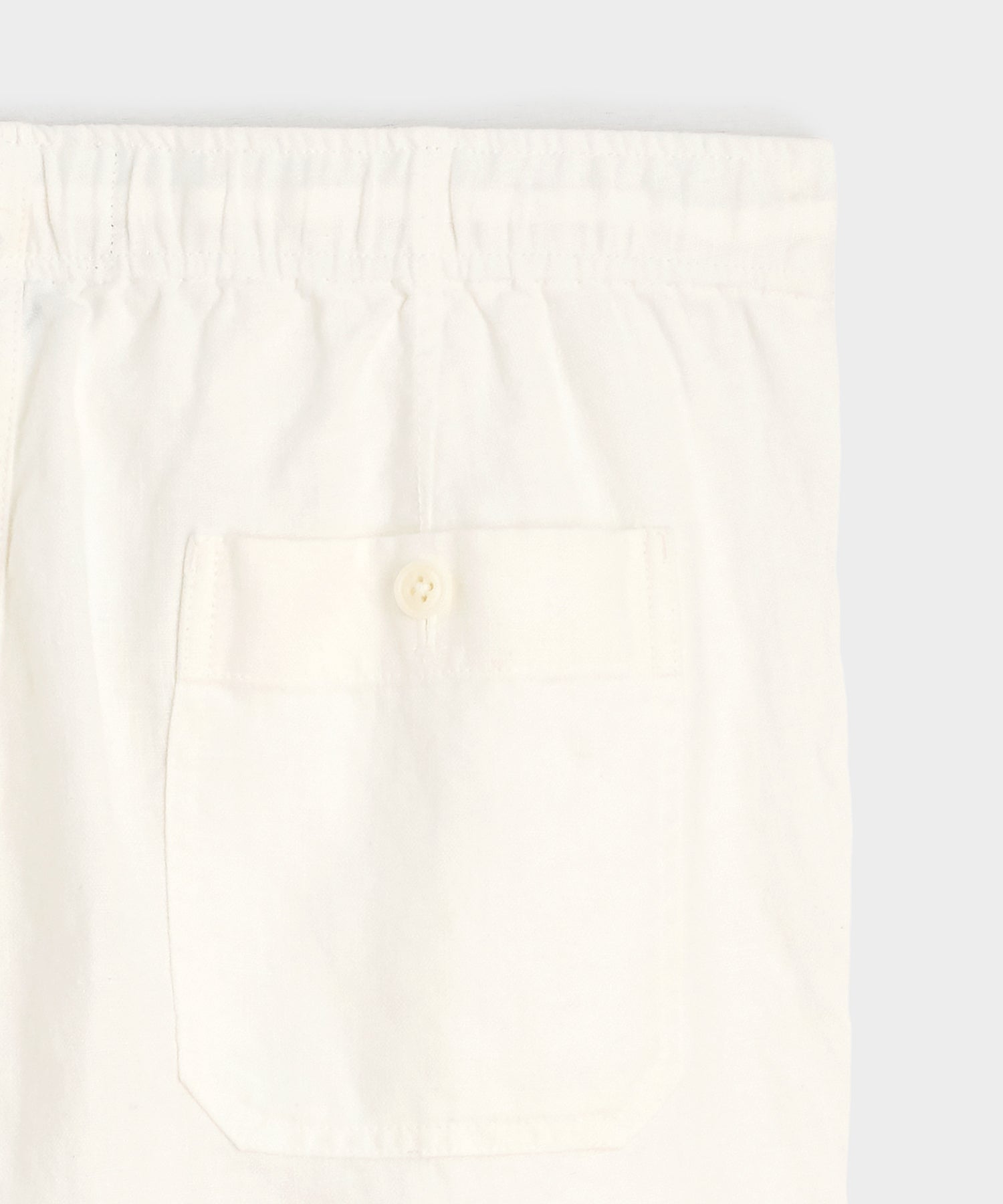 Straight Fit Linen Beach Pant