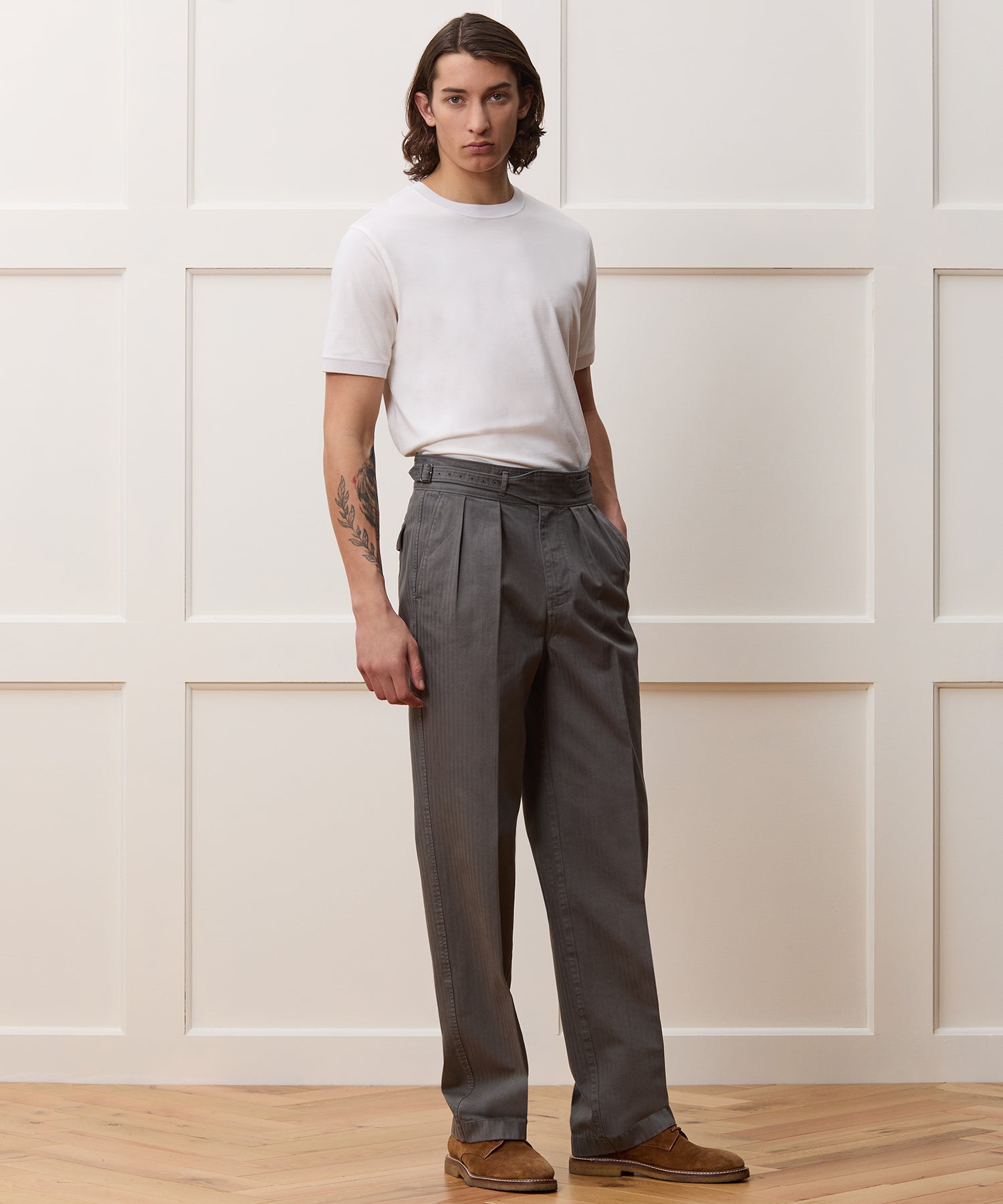 Italian Relaxed Gurkha Trouser