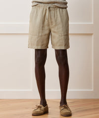 7" Linen Beach Short