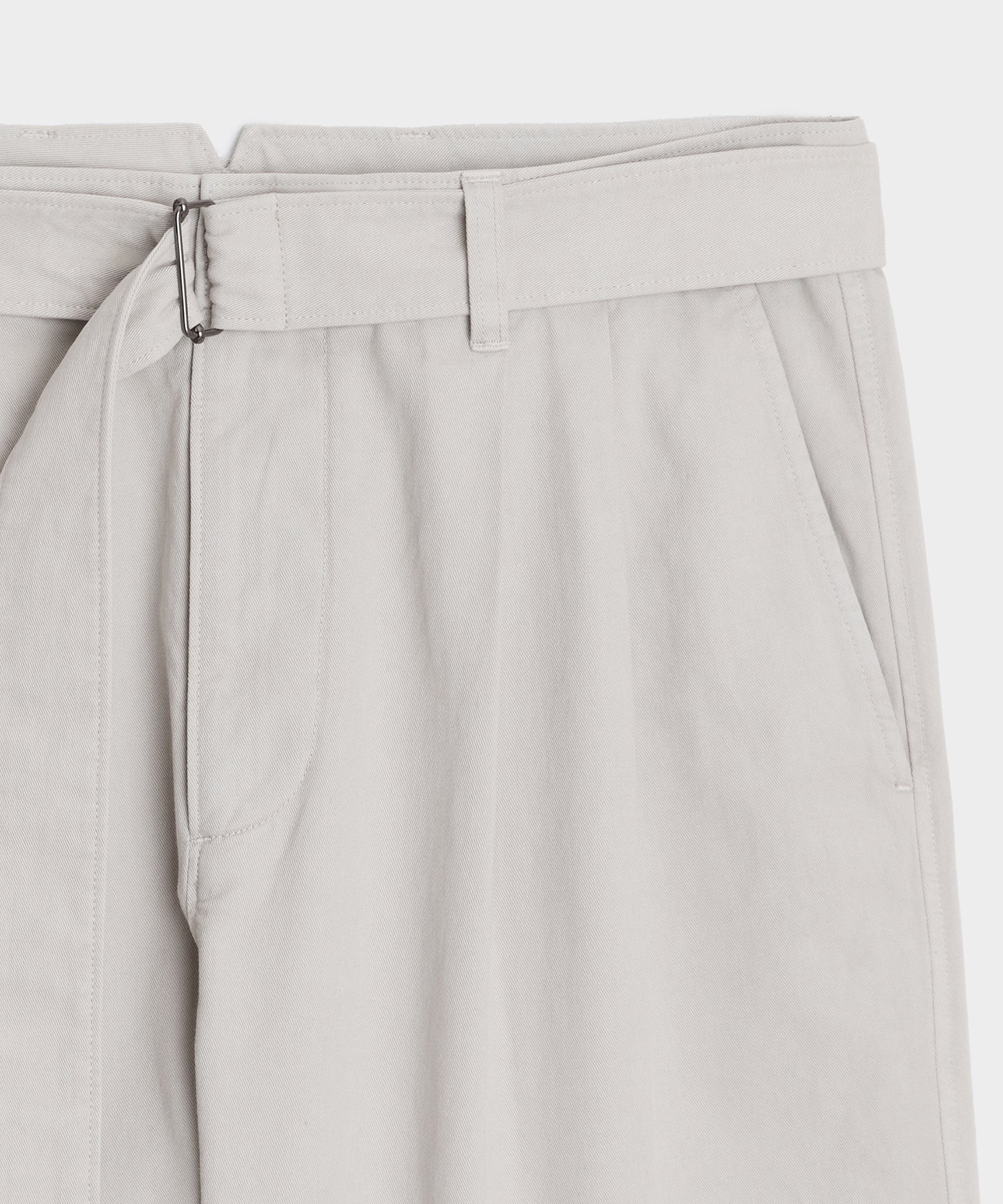 8" Cotton Self-Belt Short