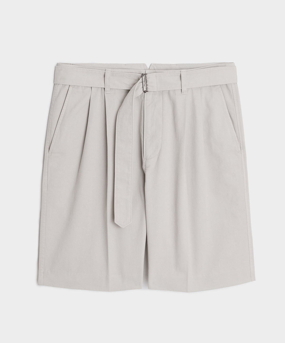 8" Cotton Self-Belt Short