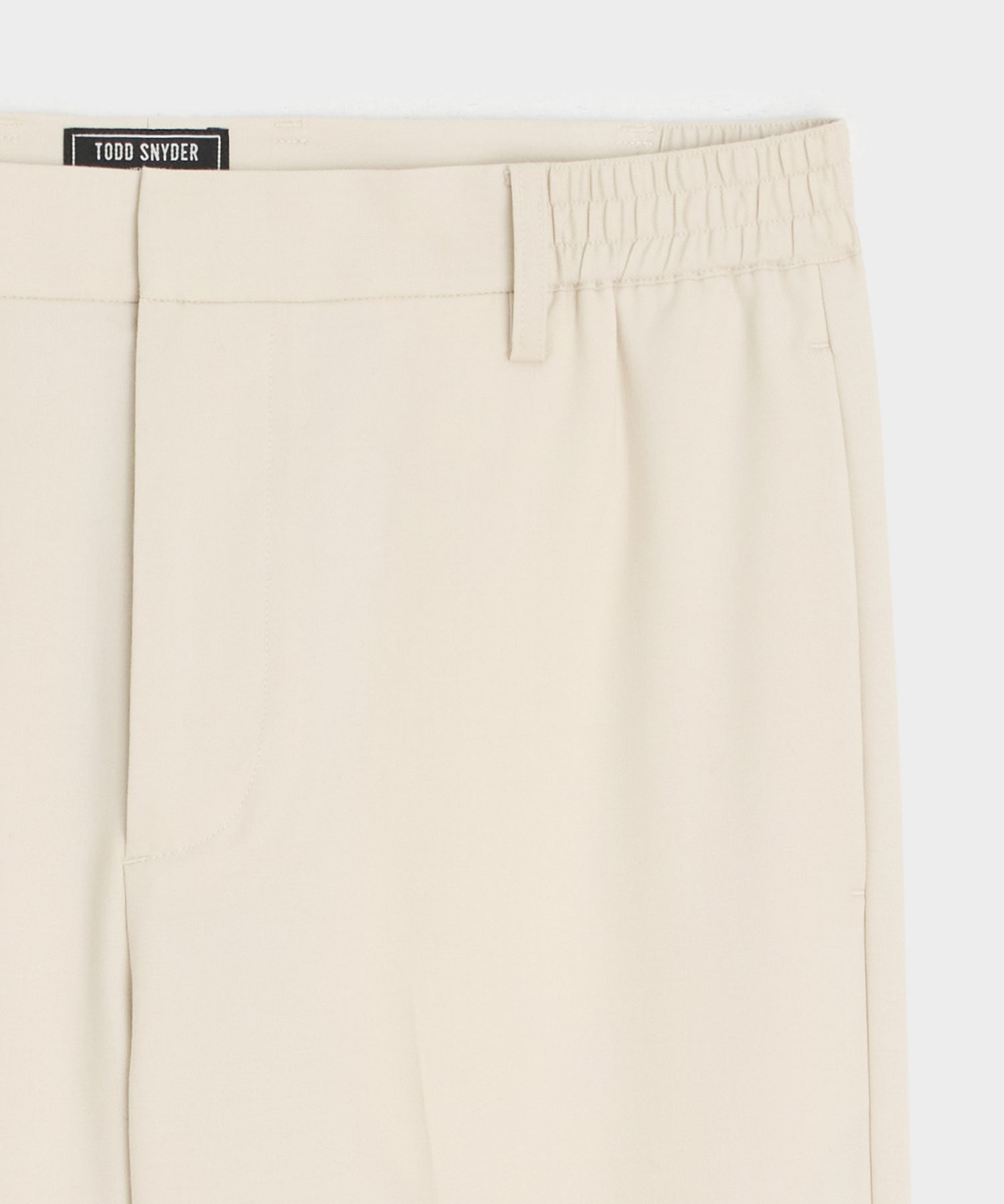 Straight Fit Italian Wool-Cotton Modern Trouser