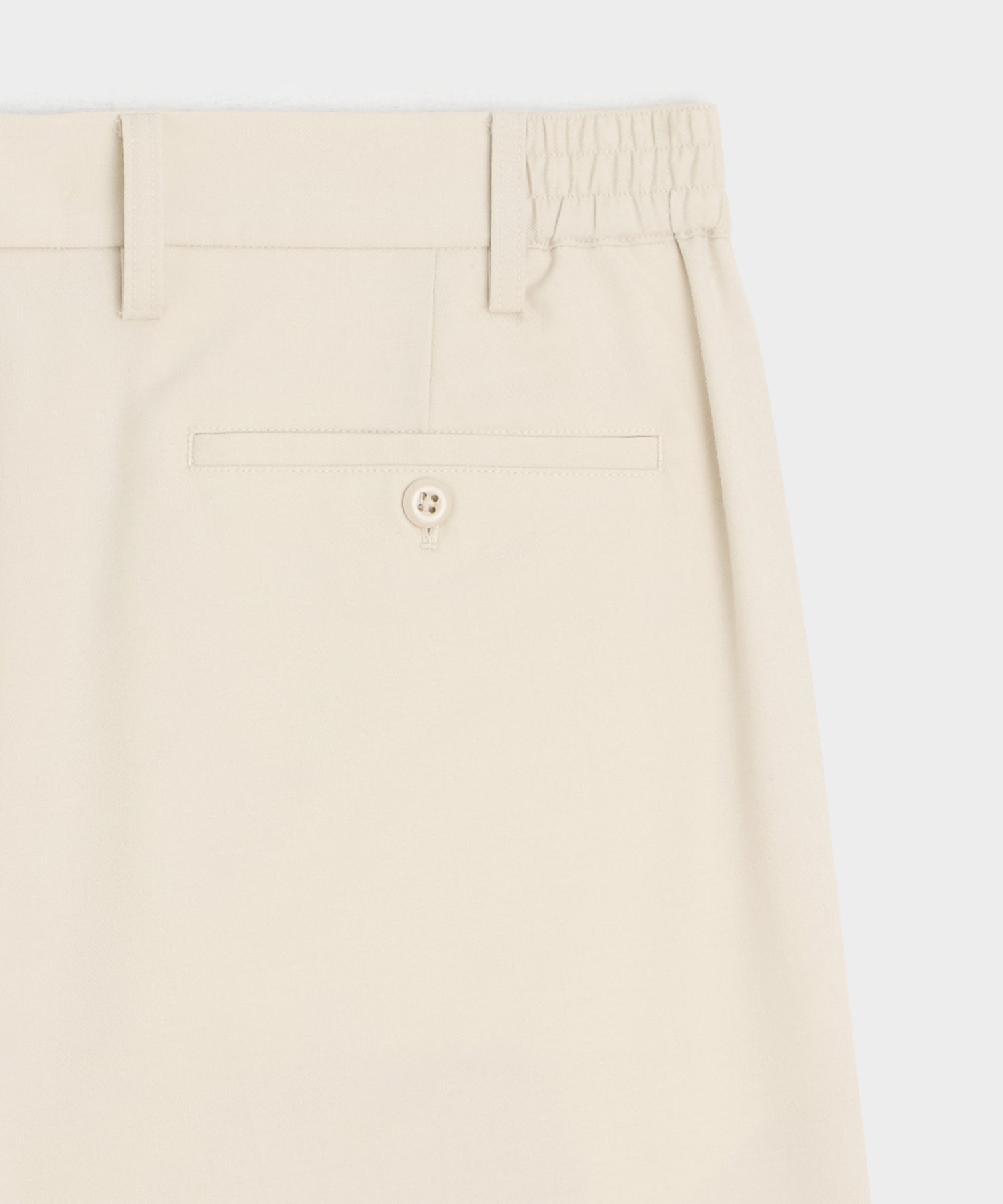 Straight Fit Italian Wool-Cotton Modern Trouser