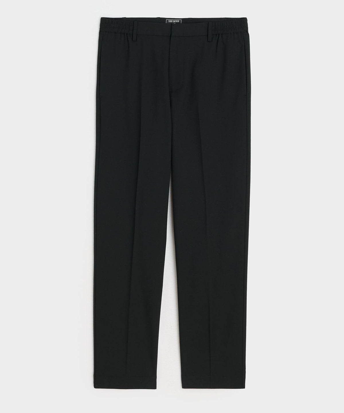 Straight Fit Italian Wool-Cotton Modern Trouser