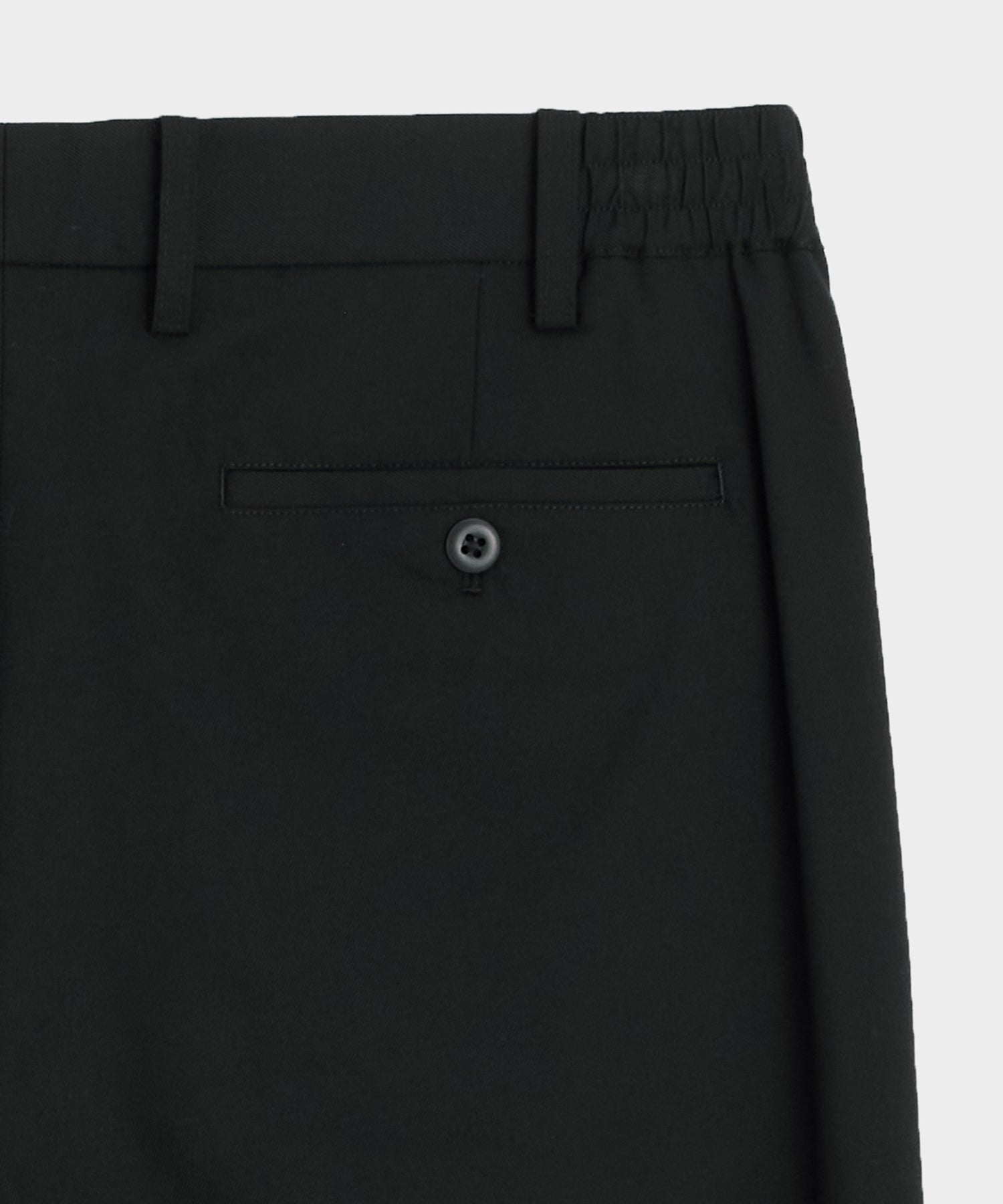 Straight Fit Italian Wool-Cotton Modern Trouser