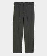 Straight Fit Italian Wool-Cotton Modern Trouser