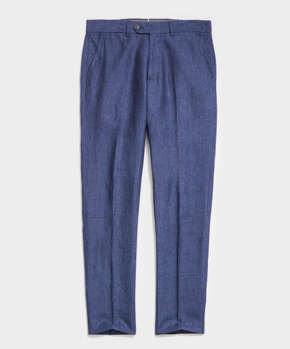 Italian Linen Soft Sutton Suit Trouser in Navy