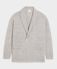 Inis Meáin Relax Jacket in Silver Marl