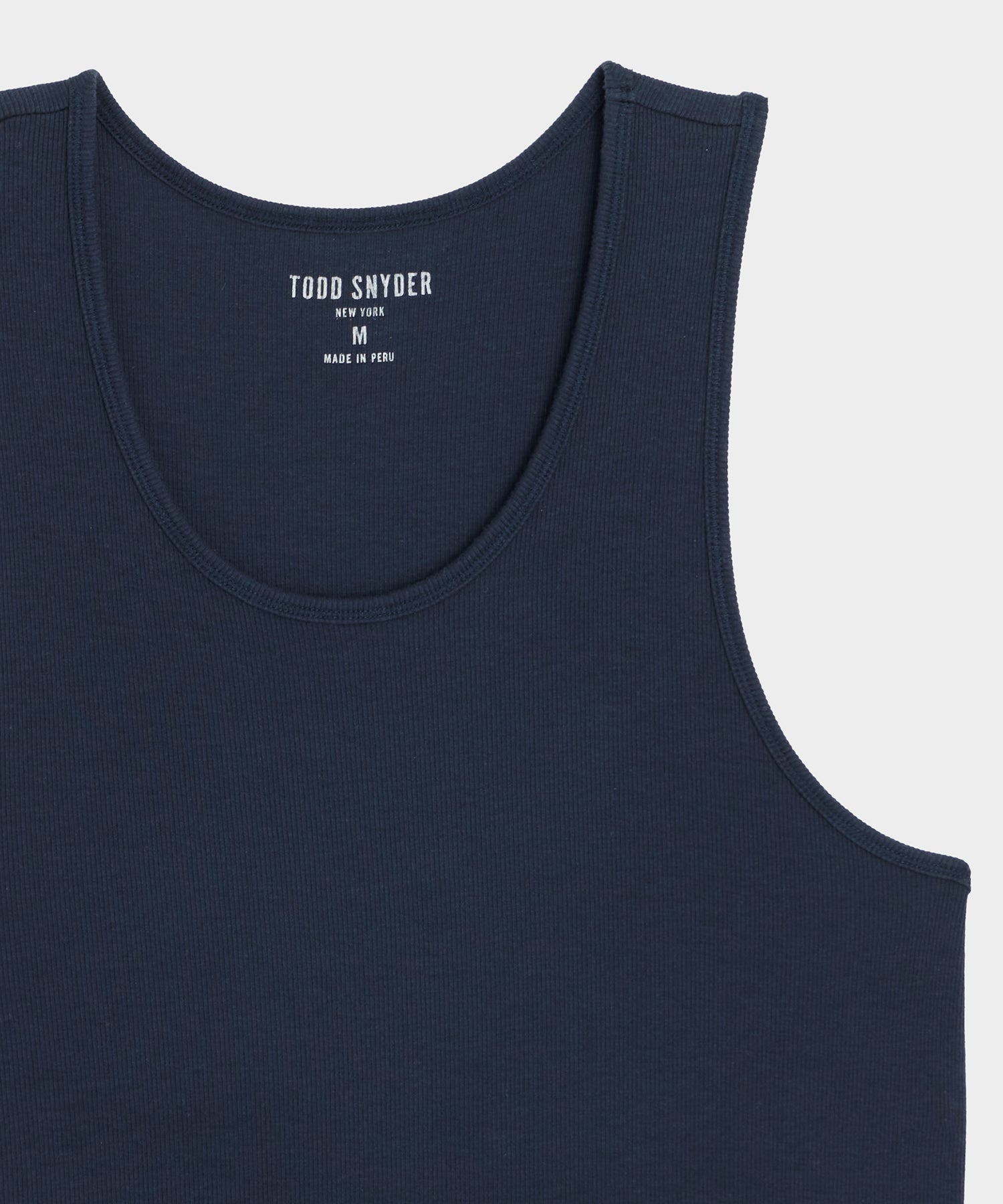 Slim Ribbed Tank