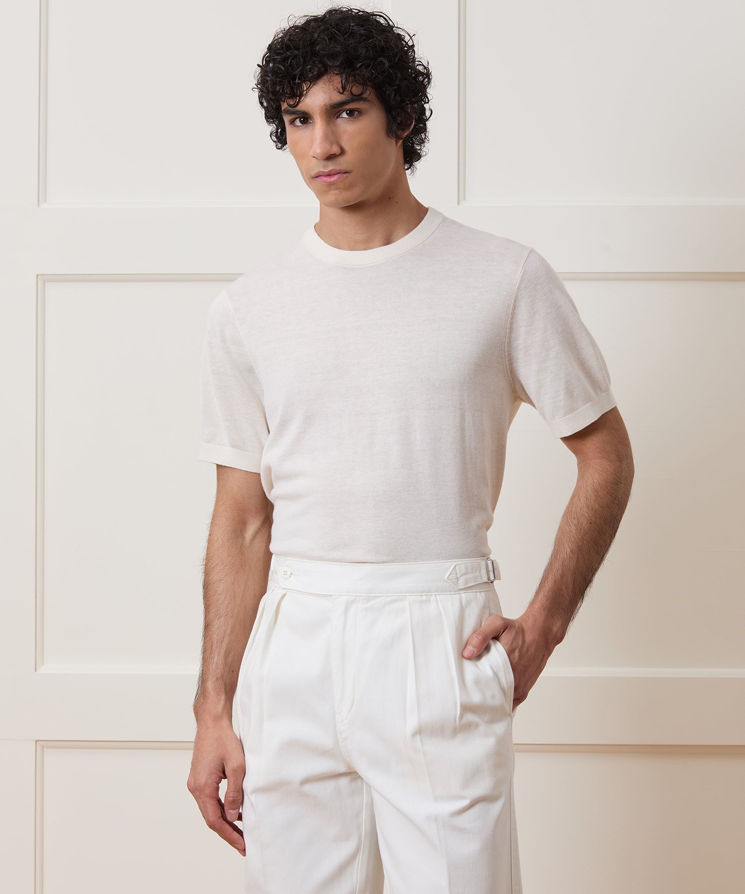 Silk-Cashmere Tee