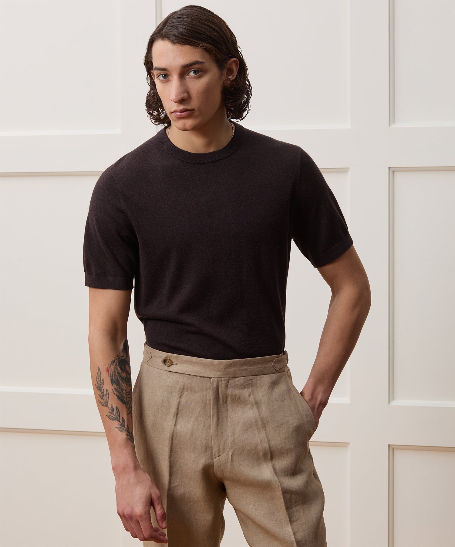 Silk-Cashmere Tee