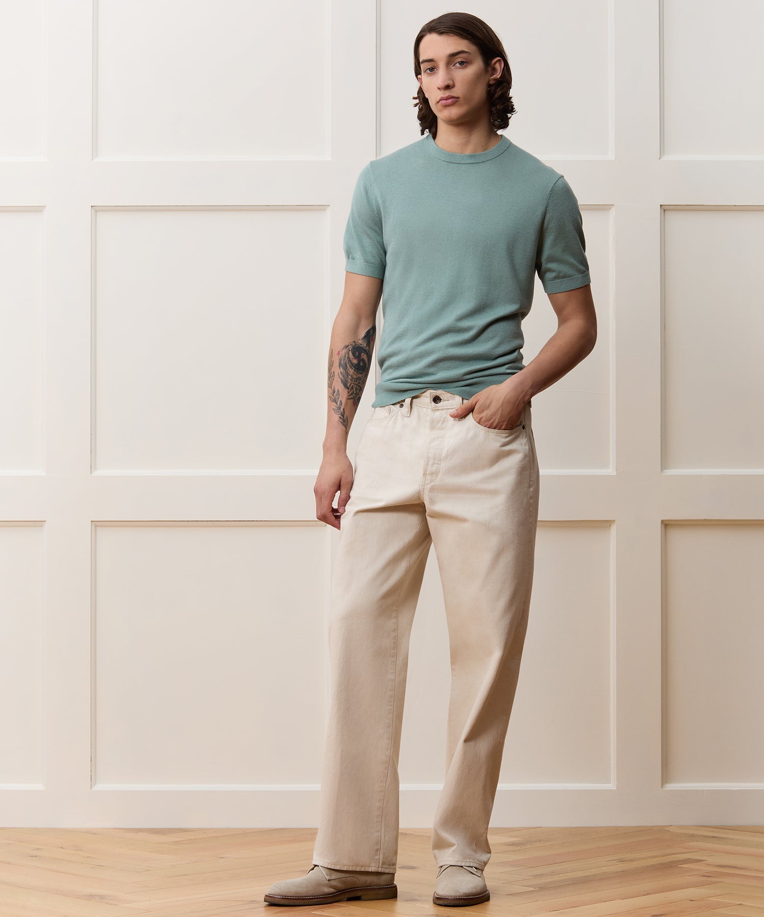 Silk-Cashmere Tee