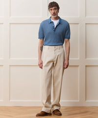 Relaxed Striped Denim Chino