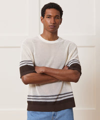 Silk-Cotton Mesh Tee