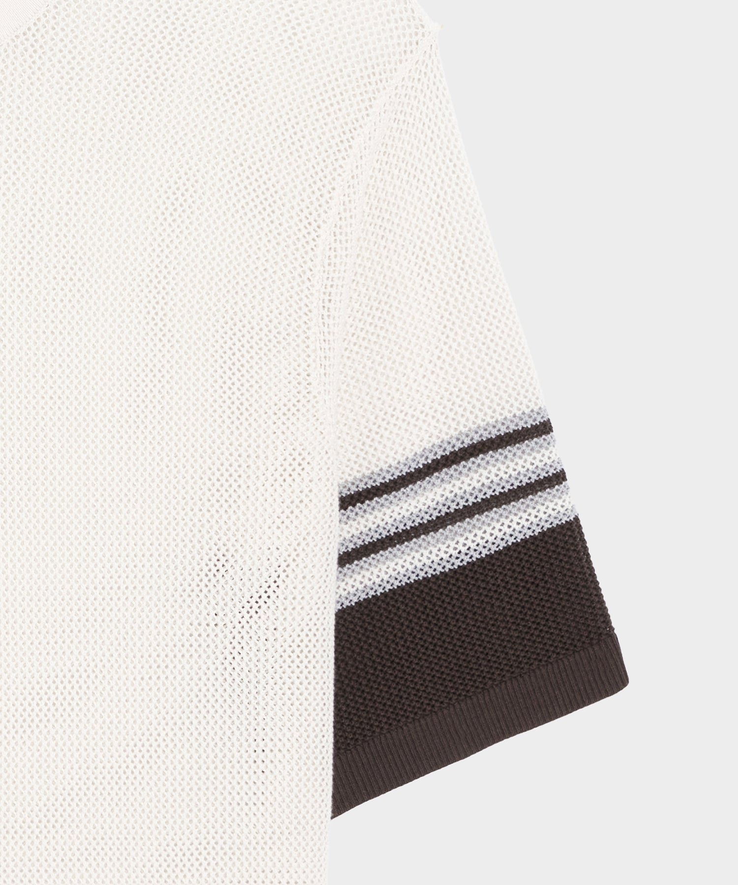 Silk-Cotton Mesh Tee