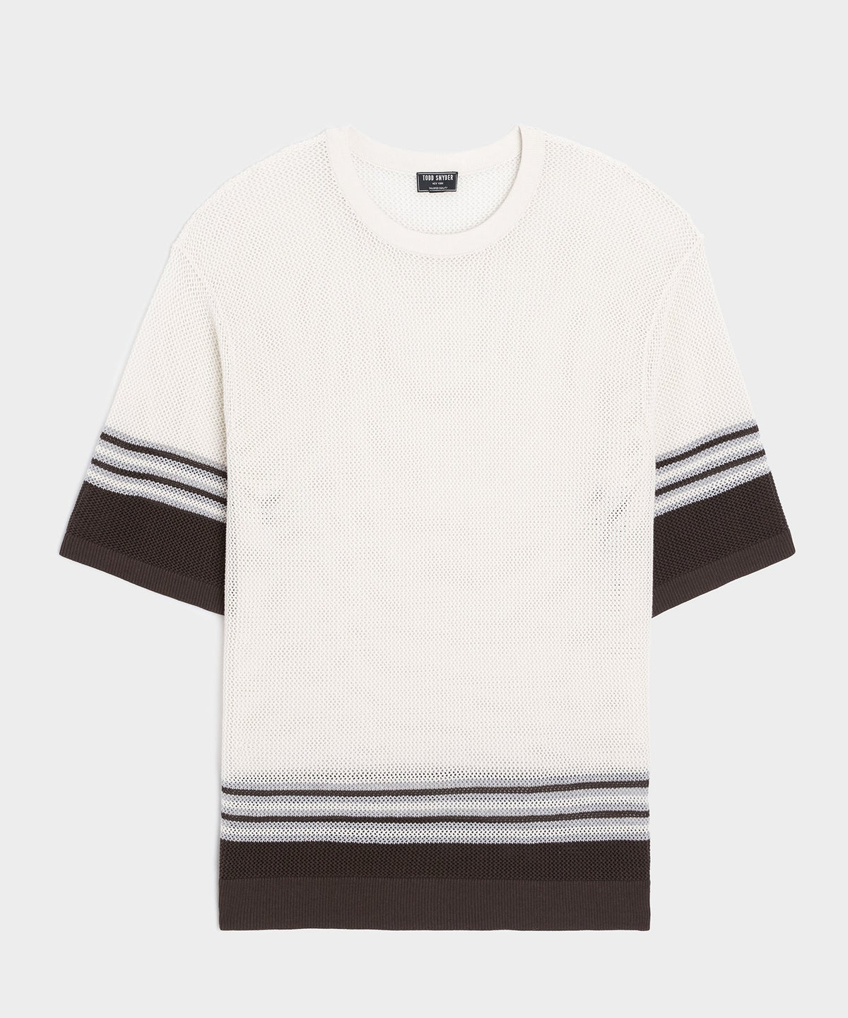 Silk-Cotton Mesh Tee