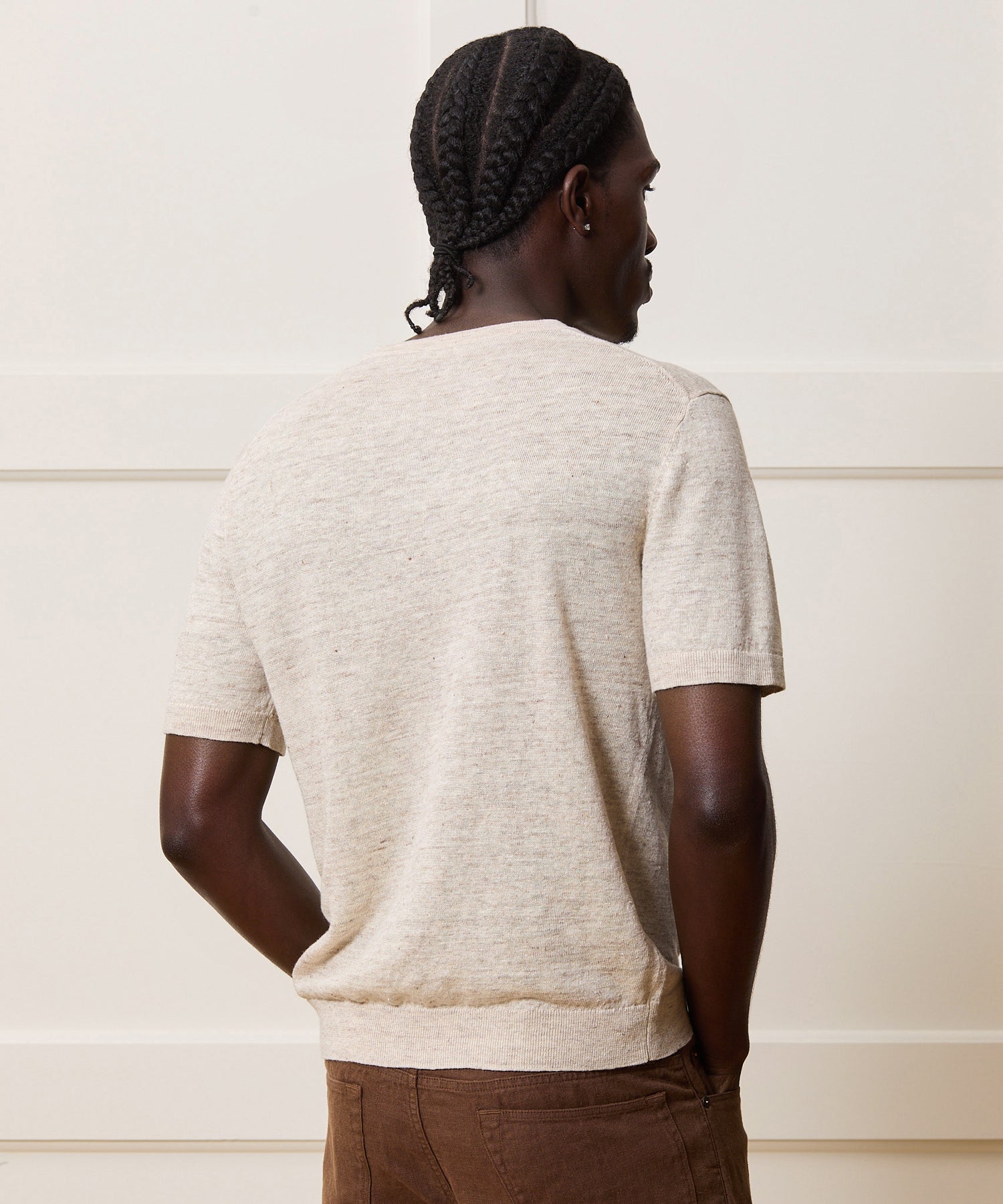 Relaxed Linen Sweater Tee