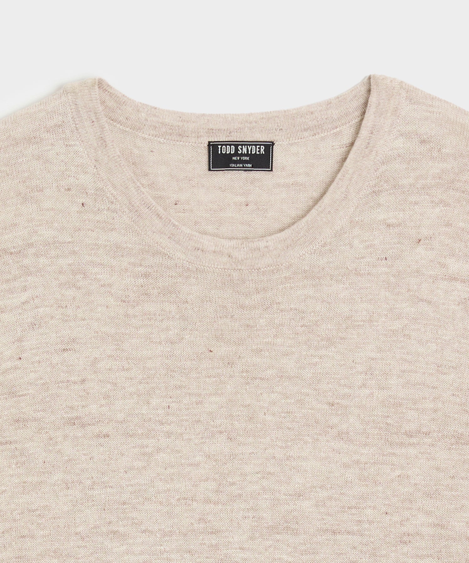 Relaxed Linen Sweater Tee