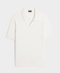 Cotton-Cashmere Sweater Polo