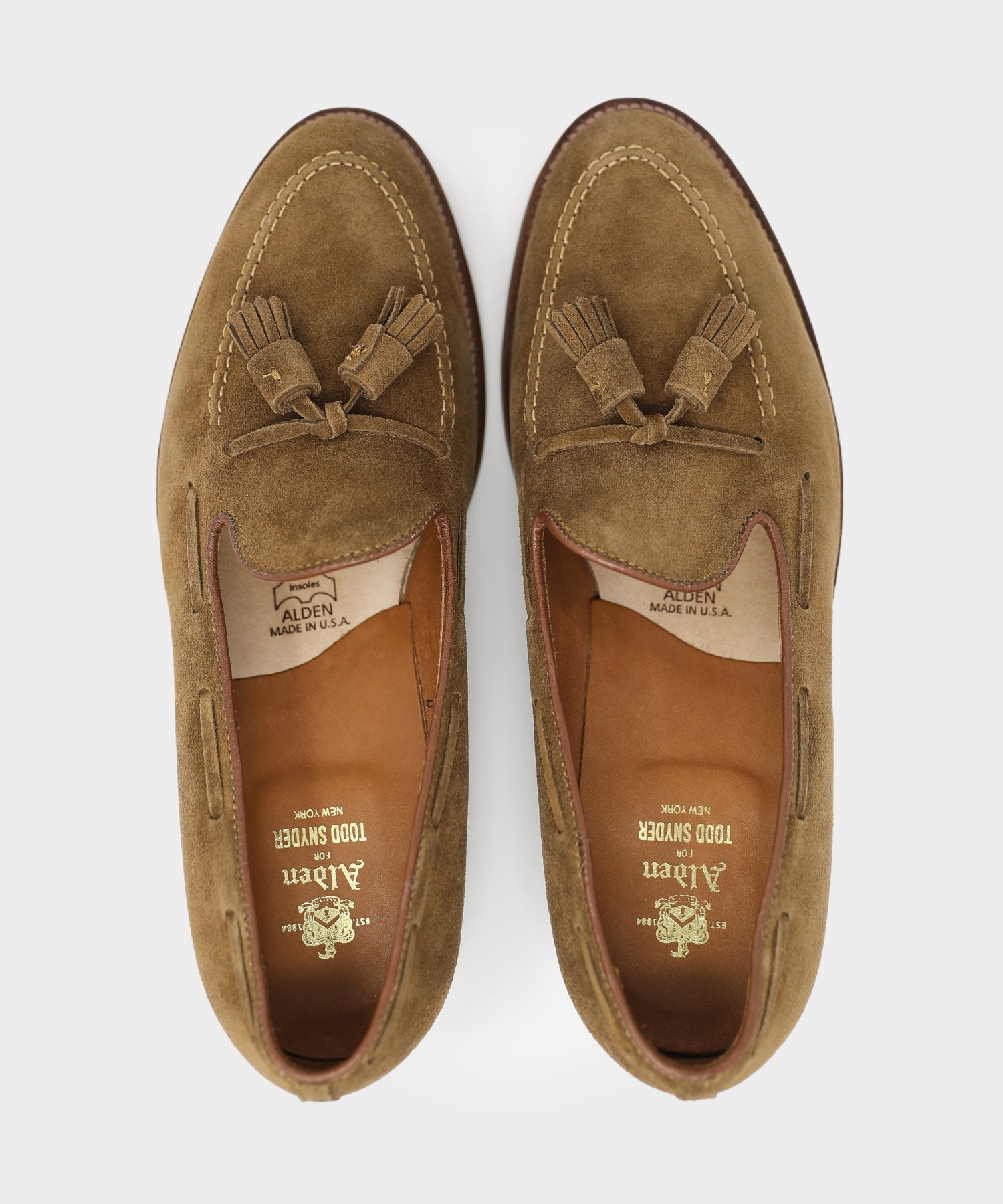 Alden Tassel Suede Loafer