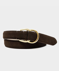 Classic Suede Dress Belt
