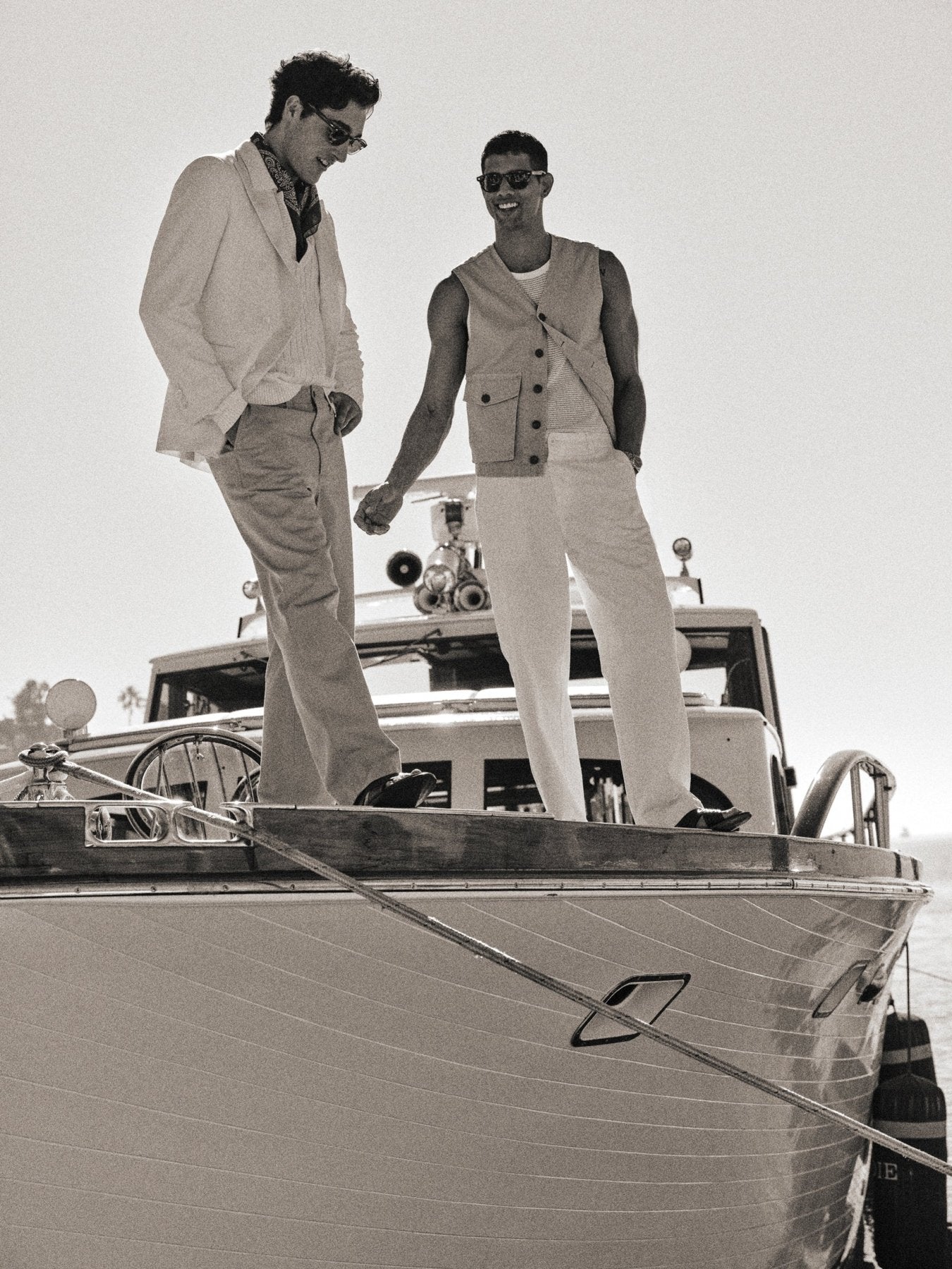 Cotton Utility Vest in Desert Beige