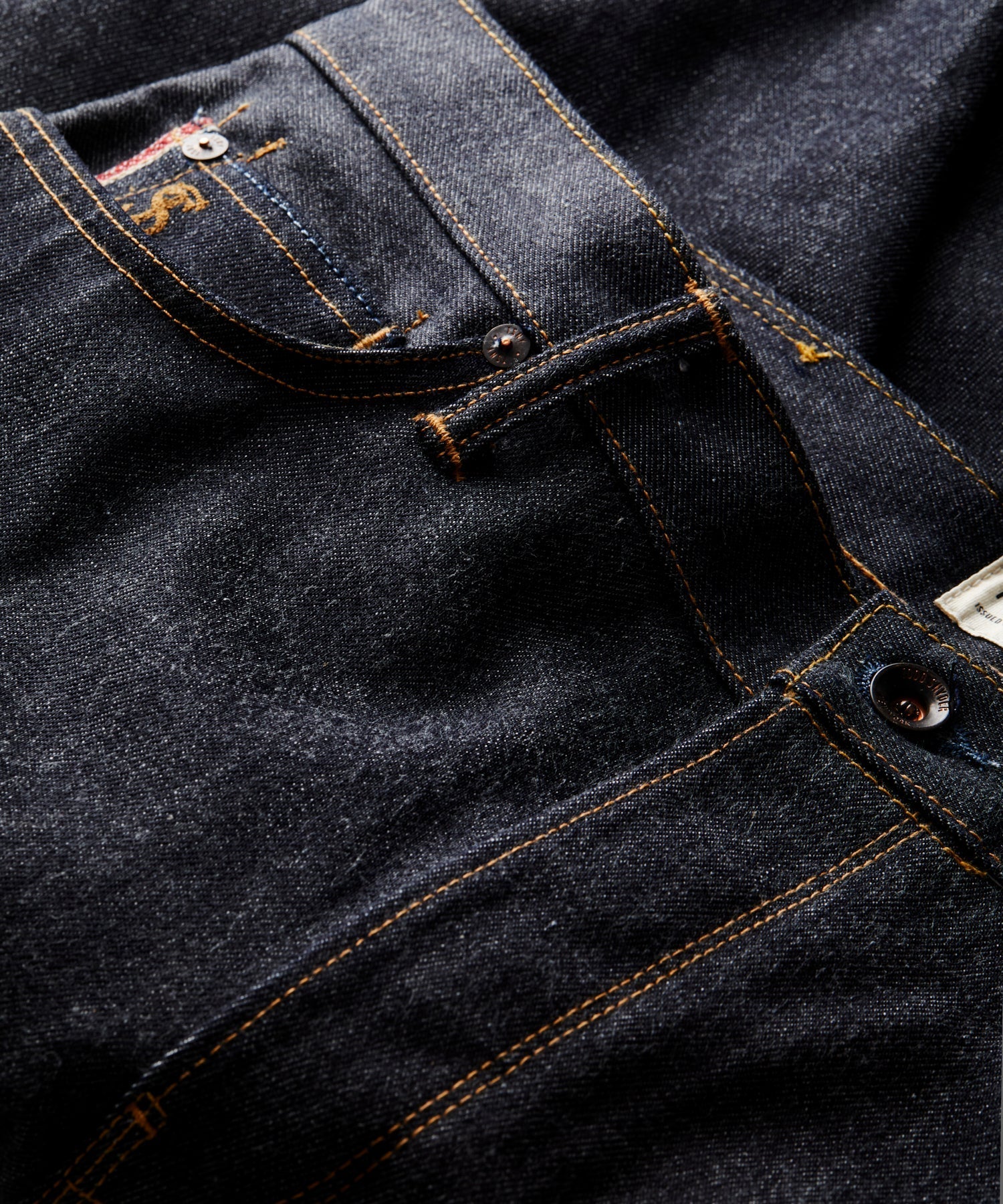 Made in USA Relaxed Selvedge Jean in Indigo
