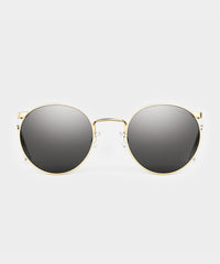 Randolph Skytec Glass Polarized Sunglasses in American Grey & 23k Gold